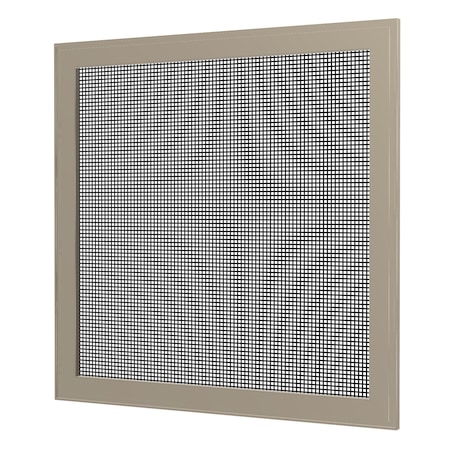 Ritescreen 33 in W x 74 in H Full Screen Window Screen, FS1, Aluminum Mesh, Almond FS1-A29-MSAL-L00-H74-W33